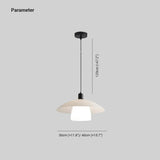 Paraply Dobbelt Lag Hvid Led Glas Lysekrone