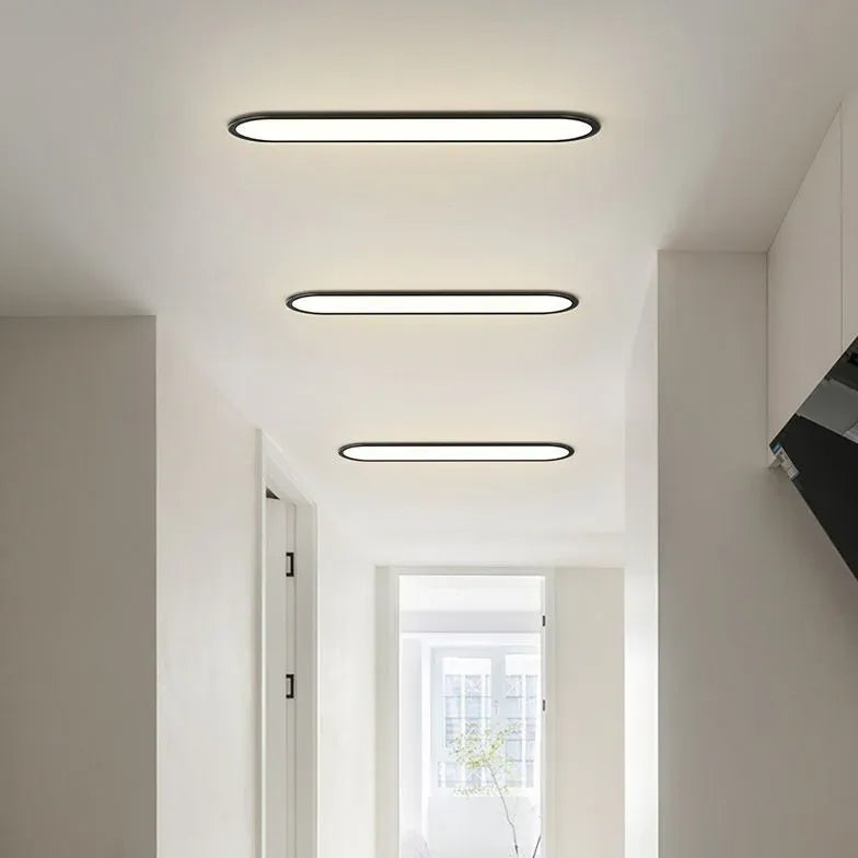 Oval Hvid Led Indbygningsloftslampe