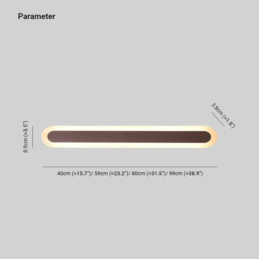 Hvid Oval Led Badeværelses Væglampe