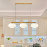 Creative White Persimmon Glass Led Chandelier