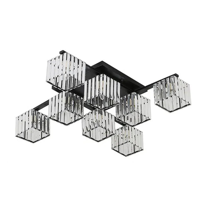 Flerhovedet Cube Moderne Glas Metal Loftslampe