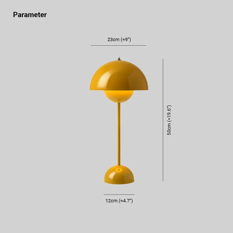 Halvkuplet Farverig Moderne Rund Bordlampe