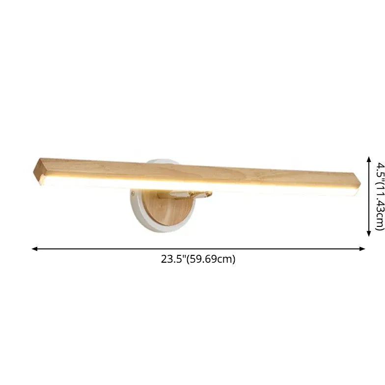 Led Lys Væglamper I Træ Og Lineær Design