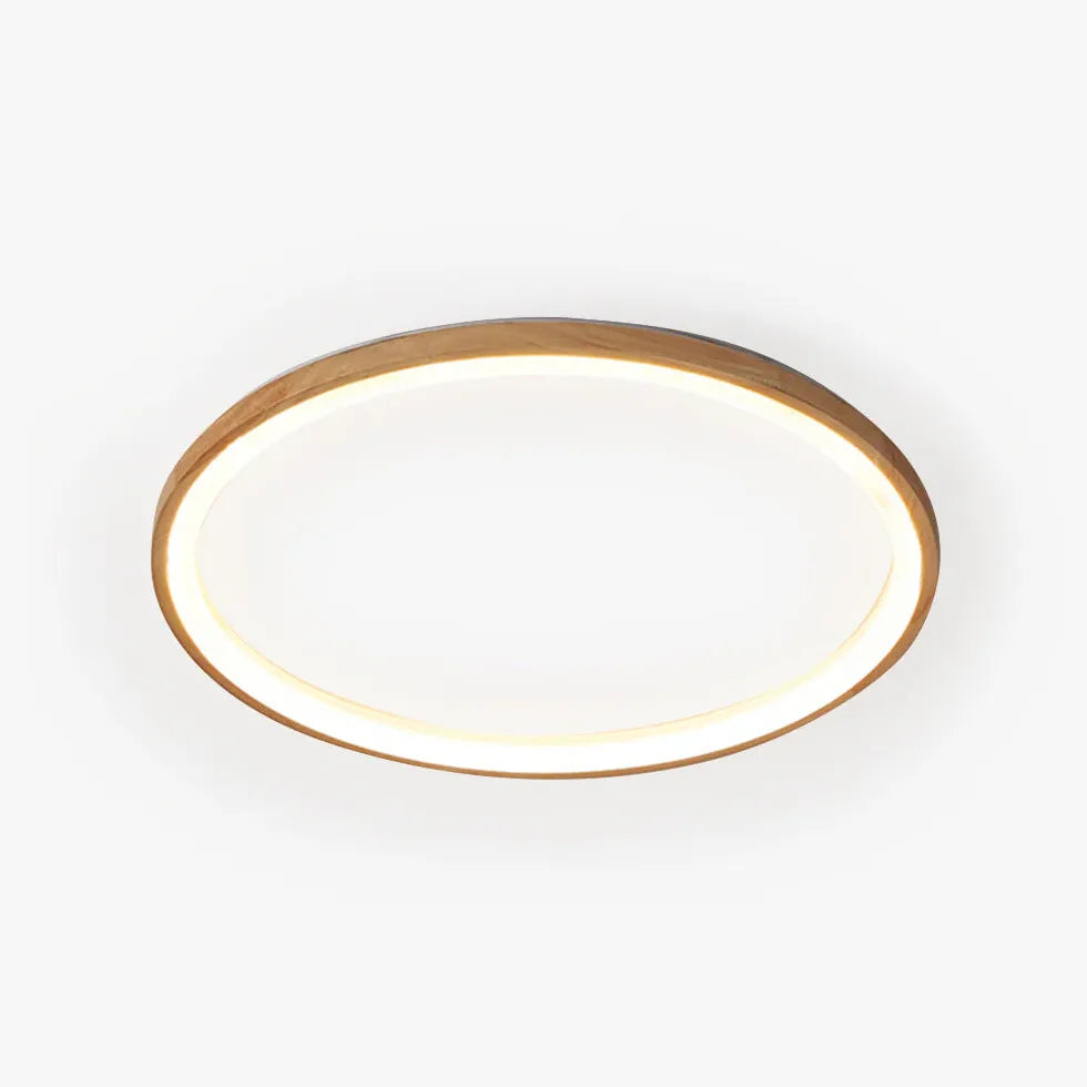 Depression Neutral Moderne Træ Flush Ceiling Lights