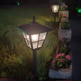 Classic Black Greening Solar Outdoor Post Light