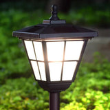 Classic Black Greening Solar Outdoor Post Light