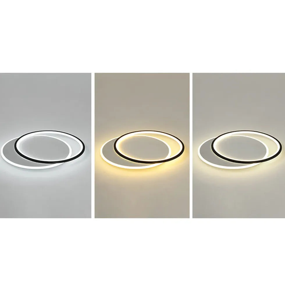 Dobbelt Låsende Ring Led Design Loftslampe