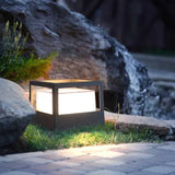 Dæmpbar Solar Black Outdoor Post Light